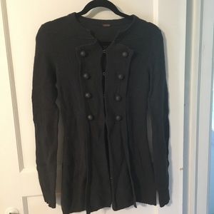 Evergreen free people wool sweater